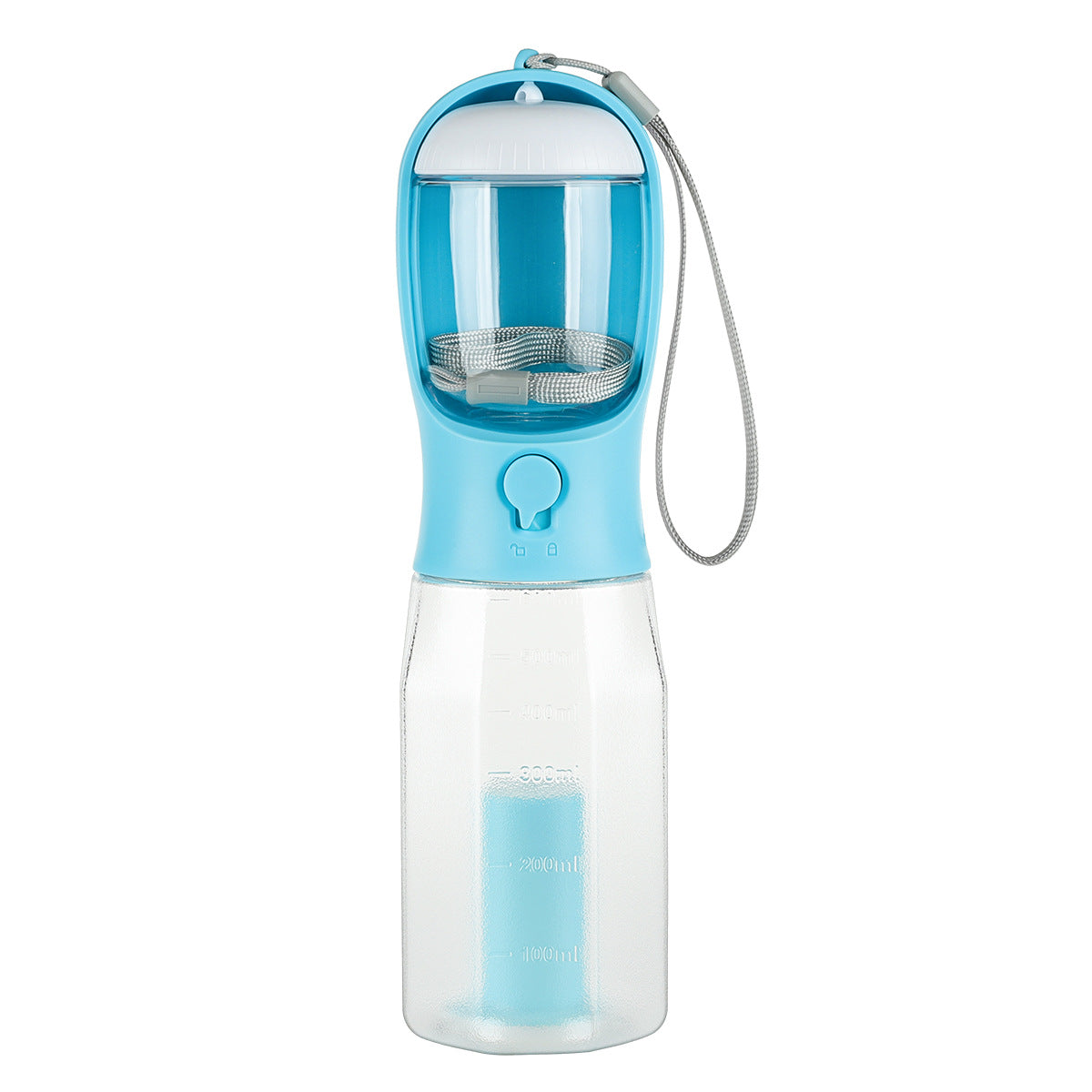 HydraPaw 3-in-1 Travel Bottle™ – Water, Food & Waste Dispenser for Dogs & Cats