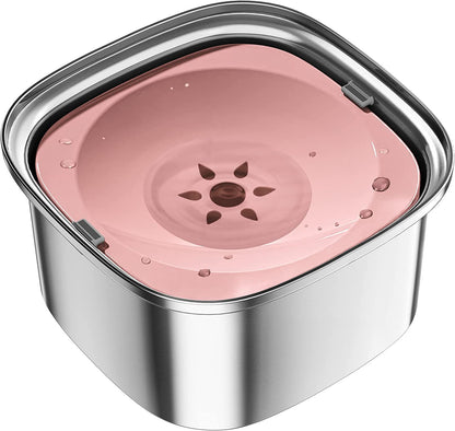 Anti-Spill Stainless Pet Water Bowl