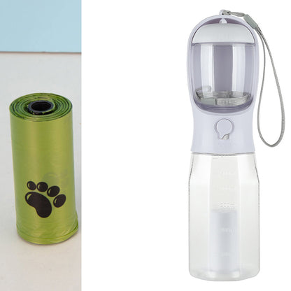 HydraPaw 3-in-1 Travel Bottle™ – Water, Food & Waste Dispenser for Dogs & Cats