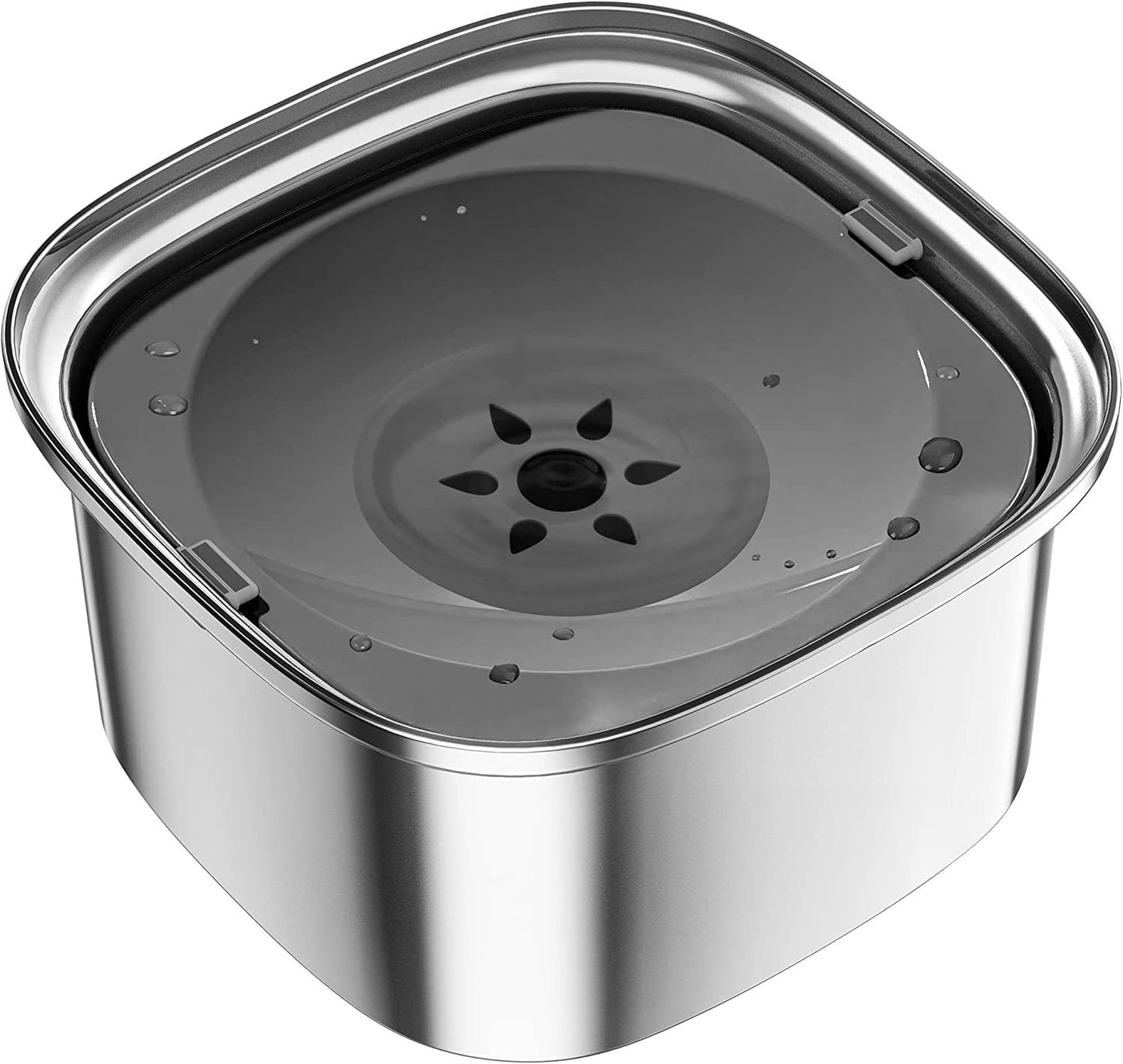 Anti-Spill Stainless Pet Water Bowl