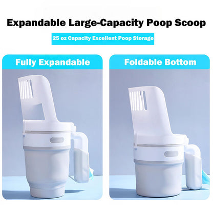 Self-Cleaning Cat Litter Scoop with Bags
