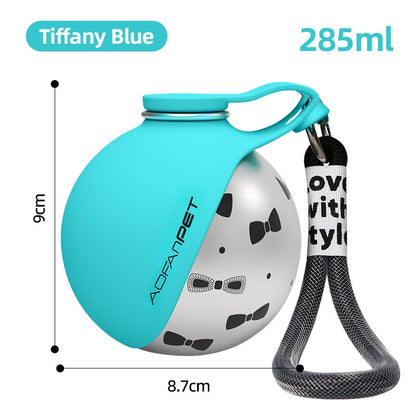 Creative Portable  Pet Stainless Steel Water Cup