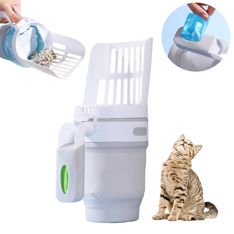 Self-Cleaning Cat Litter Scoop with Bags
