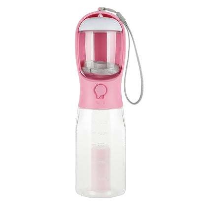HydraPaw 3-in-1 Travel Bottle™ – Water, Food & Waste Dispenser for Dogs & Cats