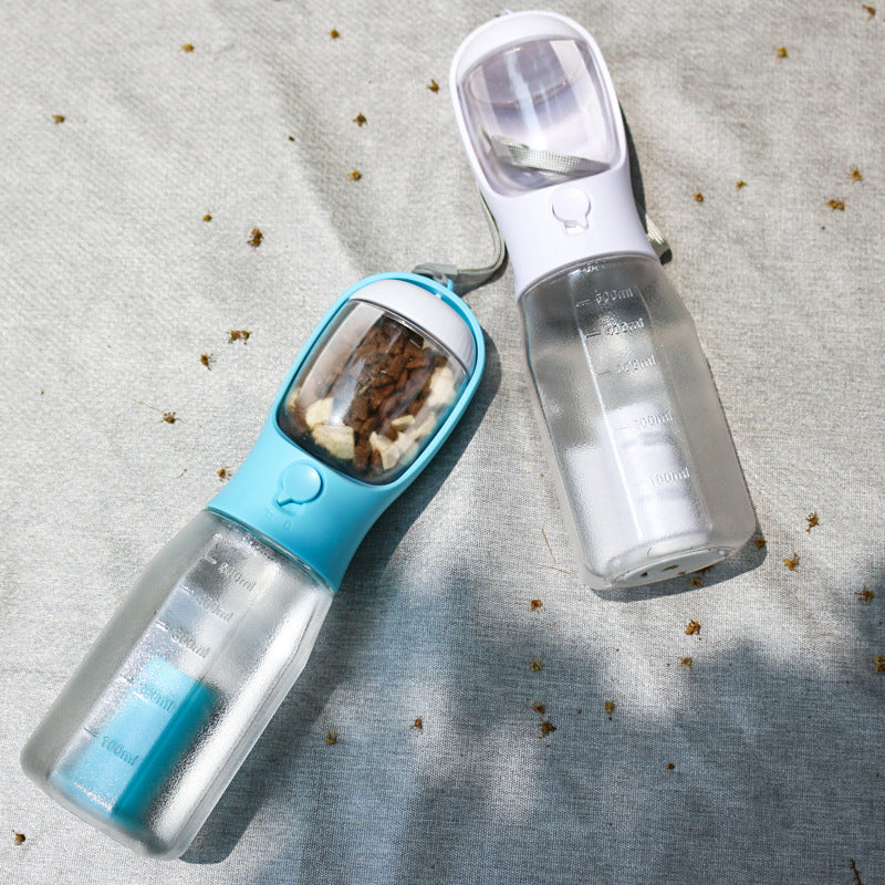 HydraPaw 3-in-1 Travel Bottle™ – Water, Food & Waste Dispenser for Dogs & Cats