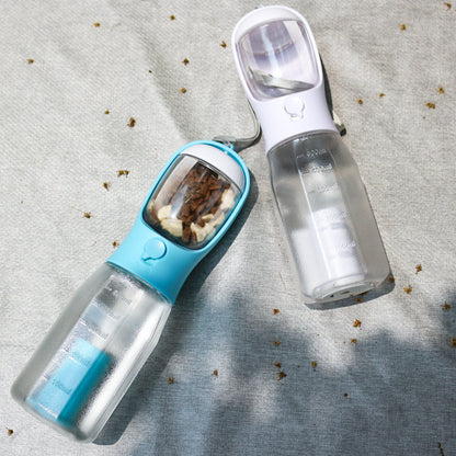HydraPaw 3-in-1 Travel Bottle™ – Water, Food & Waste Dispenser for Dogs & Cats