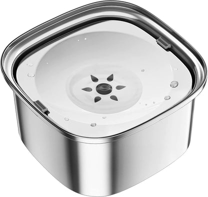 Anti-Spill Stainless Pet Water Bowl